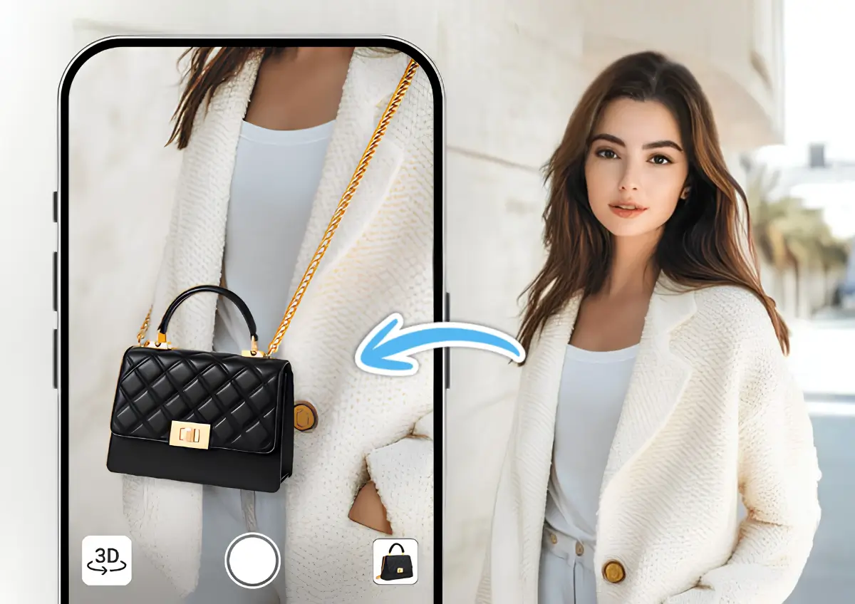 AI Bag Virtual Try-On