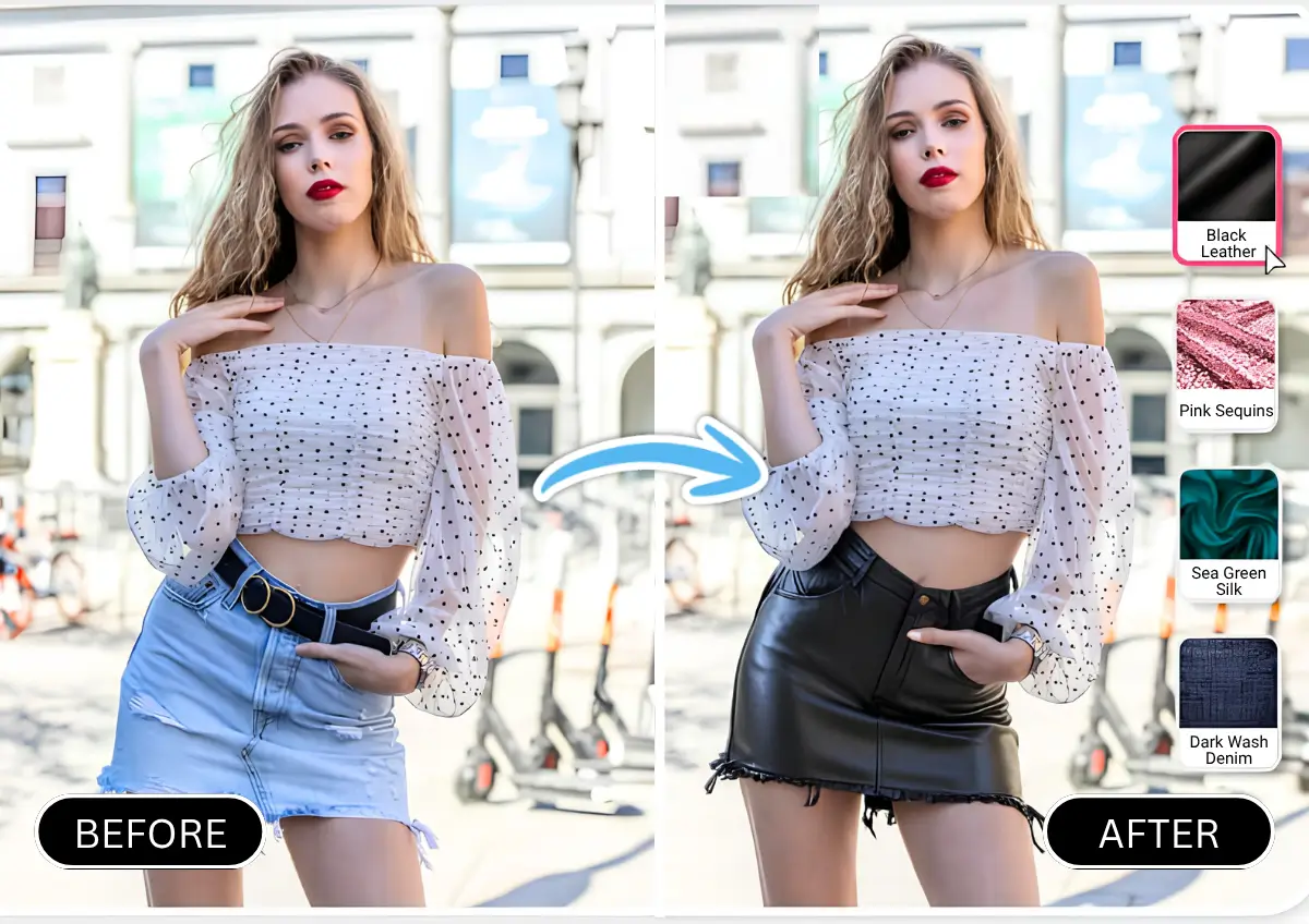 AI Fabric Virtual Try-On