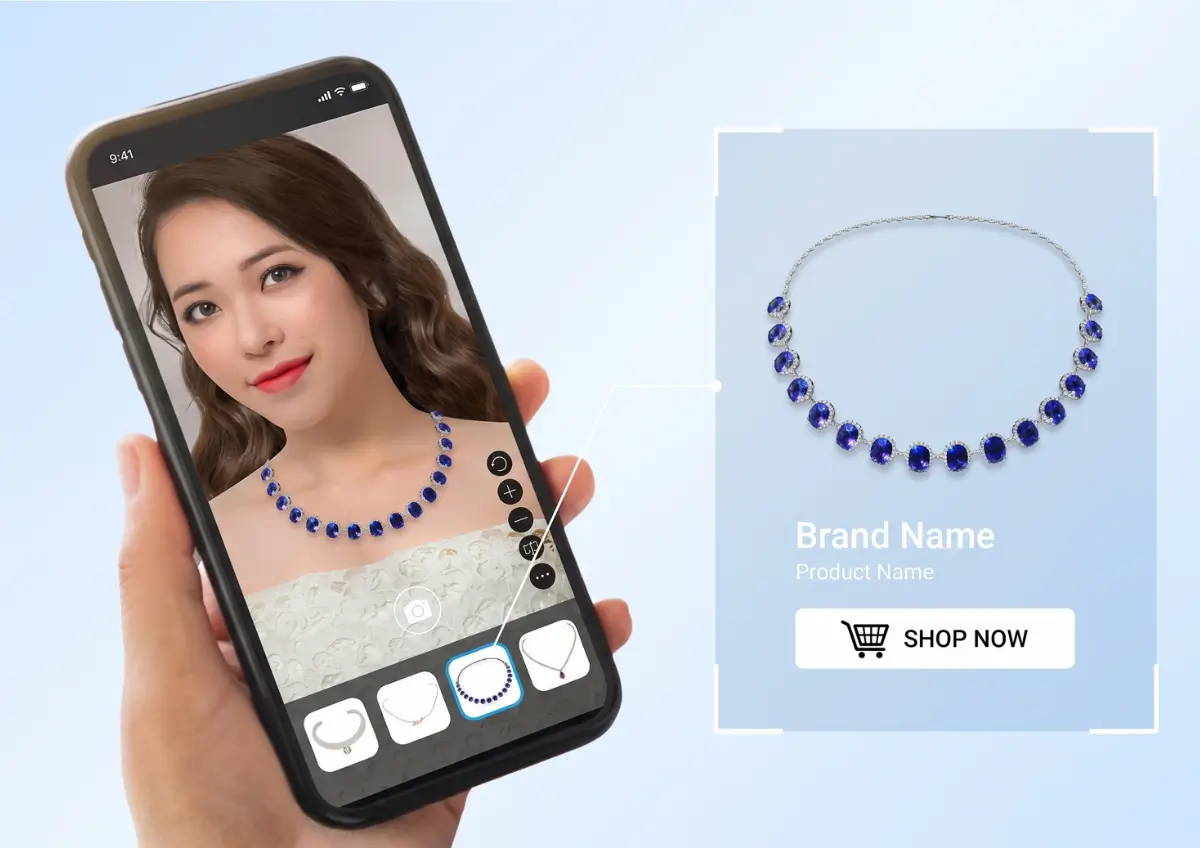 AI Necklace Virtual Try-On
