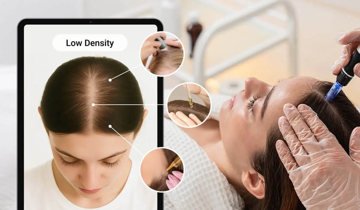 Detección de densidad capilar con IA