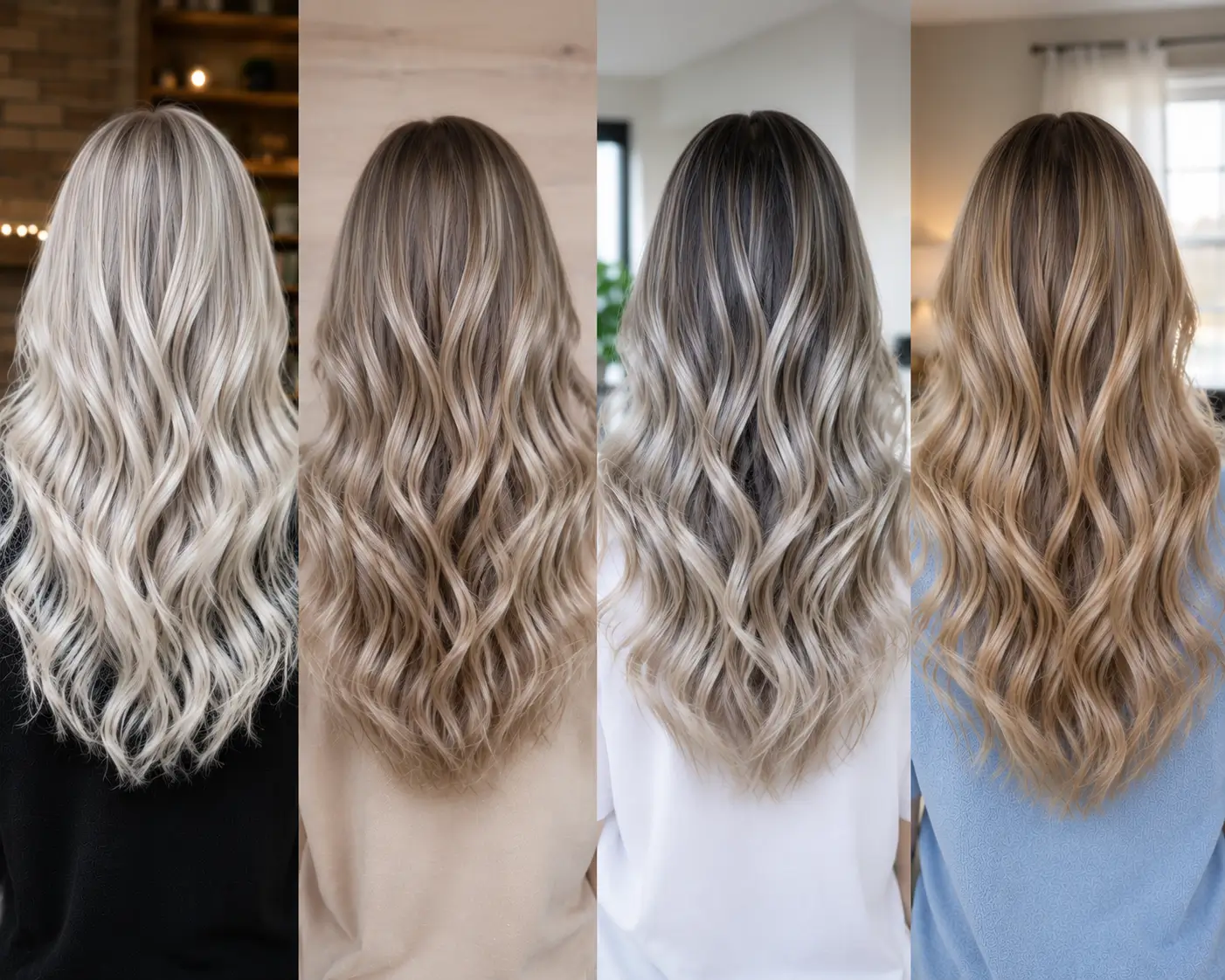 Hyper-realistic ash blonde hair rendered by Generative AI