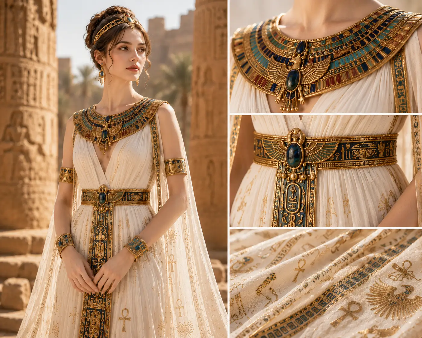 AI virtual try-on of traditional Egyptian galabiya clothing