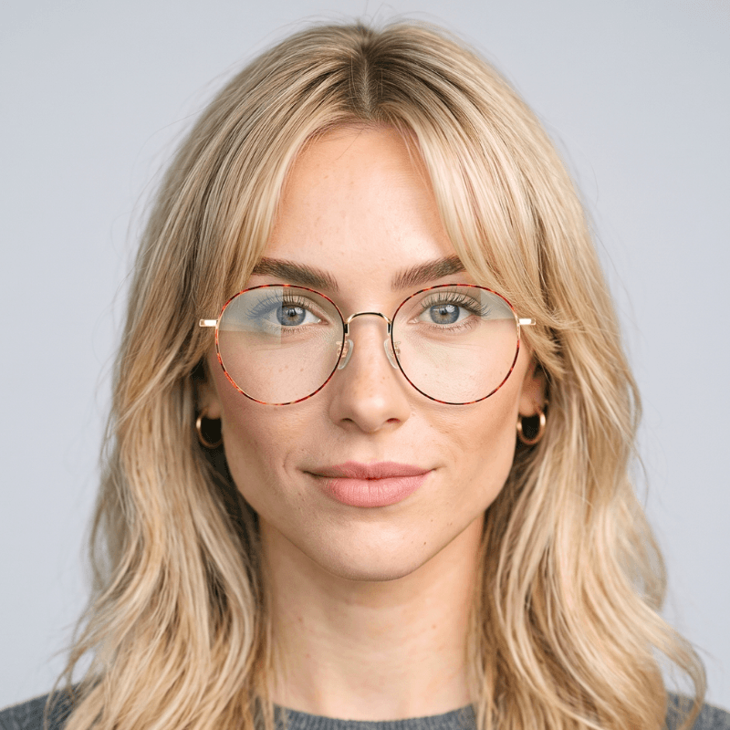 Round oval frames