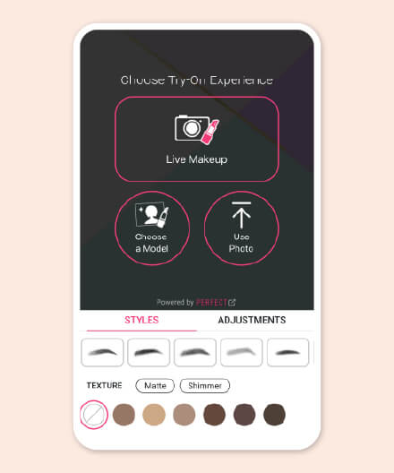 Select Photo or with Live Camera