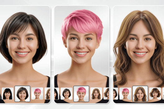 Hair Color and Hairstyle Try-On