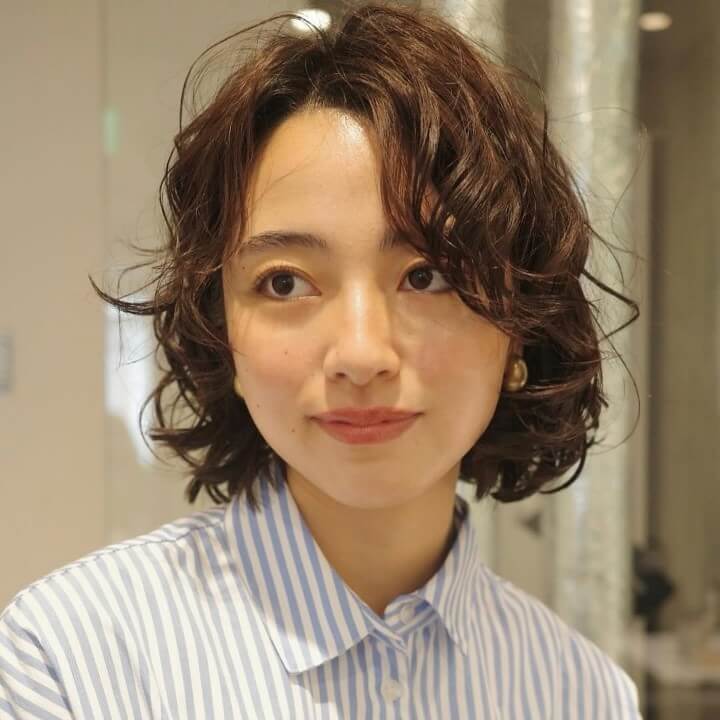 ナチュラルボブ|吉瀬美智子さん風髪型おすすめ(50代) ナチュラルボブ 吉瀬美智子さん風髪型(50代)