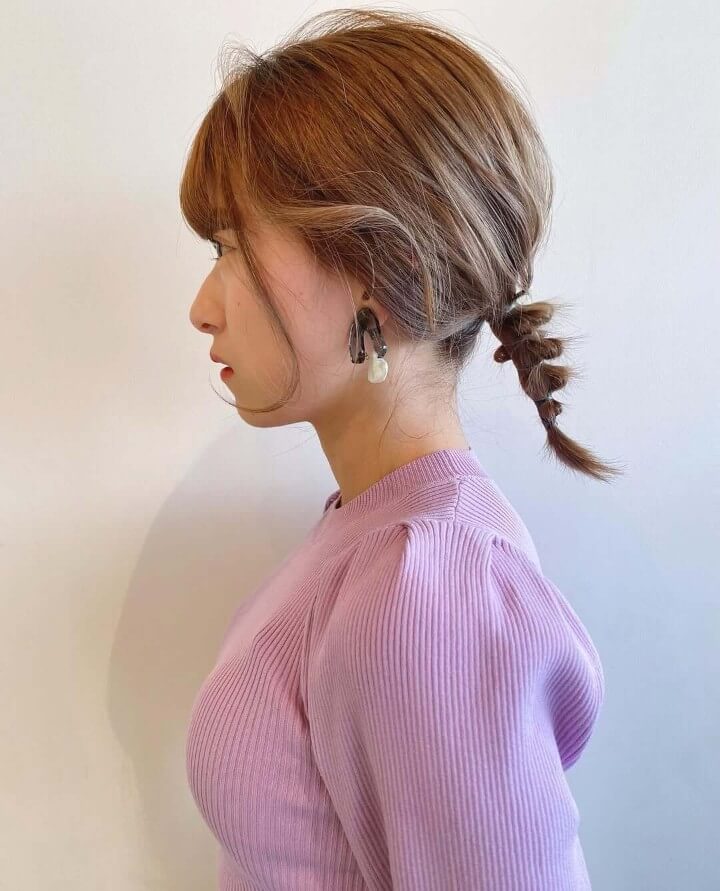 ポコポコアレンジ|体育祭のヘアアレンジおすすめ(ショート・ボブ) ポコポコアレンジ 体育祭のヘアアレンジ(ショート・ボブ)