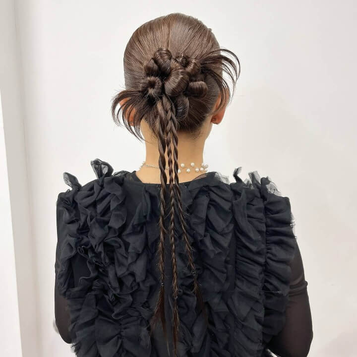 カチモリヘア|体育祭のヘアアレンジおすすめ(ロング) カチモリヘア 体育祭のヘアアレンジ(ロング)