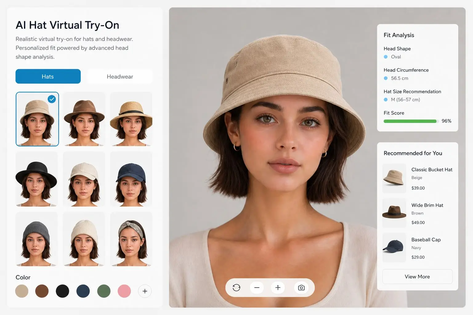 AI Hat Virtual Try-On API