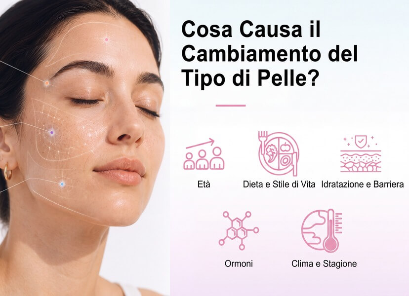 Cosa Determina il Cambiamento del Tipo di Pelle?